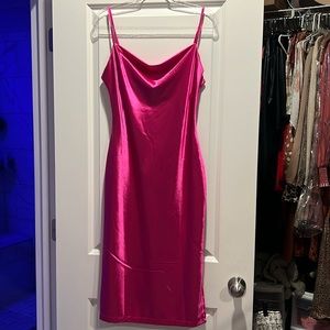 Beautiful hot pink dress, Medium